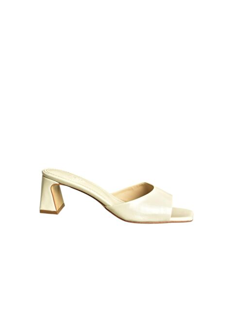 Fox Shoes Bej Kadın Topuklu Ayakkabı U654081109 - S000422395-19928