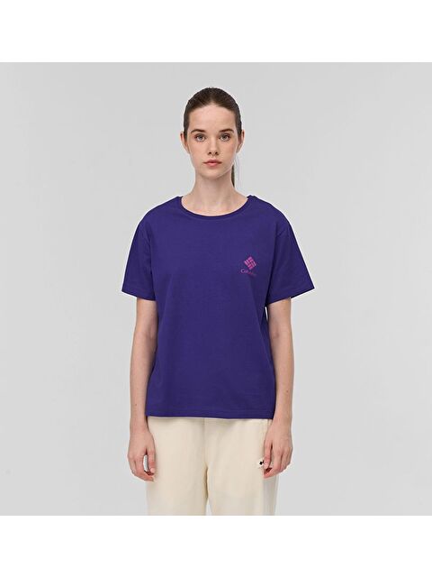 Columbia CSC Stacked Mini Gem Logo Kadın Kısa Kollu T-Shirt CS0316 - S000527480-20042
