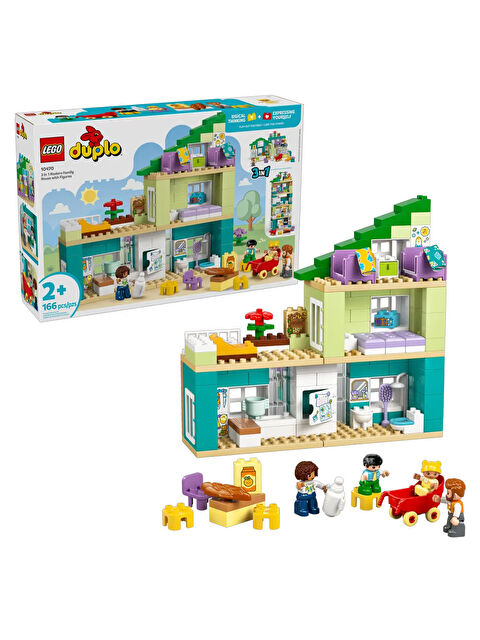 Lego DUPLO Kasabası 3’ü 1 Arada Figürlü Modern Aile Evi 10470