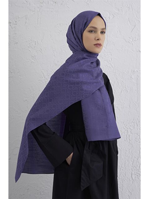 ARMİNE Pamuk Floş Monogram Zincir Şal 1 45 - S000424153-20042