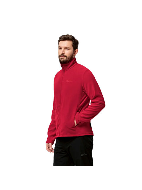Jack Wolfskin Taunus Fz Erkek Kırmızı Polar Fermuarlı Sweatshirt - S000489165-19951