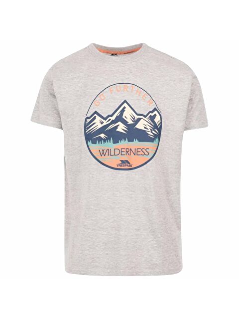 Trespass Lagoon - Erkek Gri Tişört - S000489166-20600