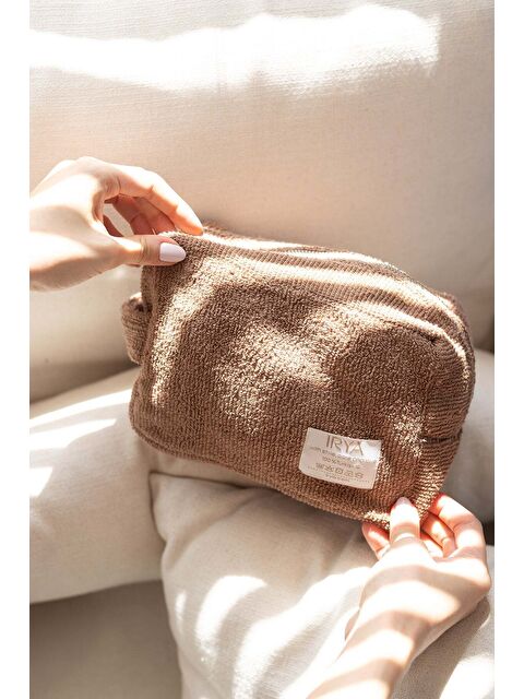 İrya Solena %100 Pamuk Havlu Bakım Çantası Mocha - S000504035-26423
