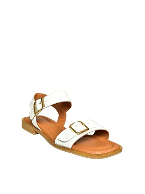 Fox Shoes Beyaz Kadın Sandalet U944834003 - S000422397-20063