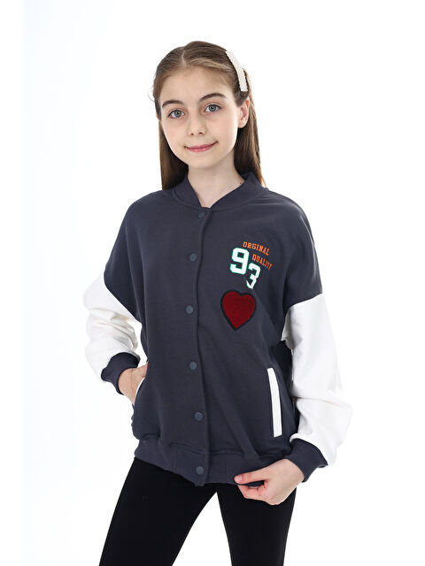 Toontoykids Kız Çocuk Baskılı Kolej Hırka - S000375862-29666