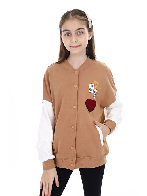 Toontoykids Kız Çocuk Baskılı Kolej Hırka - S000375862-19413