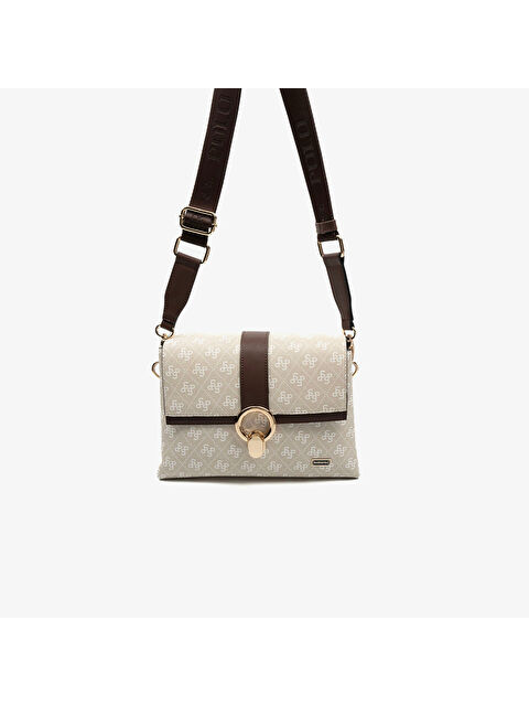 Silver Polo Kadın SP1275-M178 SILVER POLO Çapraz Çanta Taş-Kahve