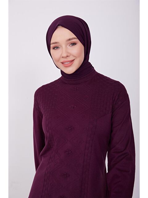 ARMİNE Kazak 23Kd9007 Mürdüm - S000489181-20042