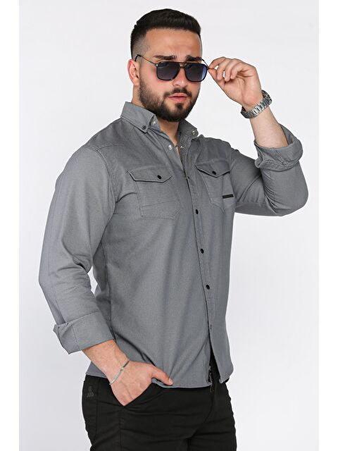 Mishar İtalia Erkek Çıtçıtlı Gömlek - S000372938-29351