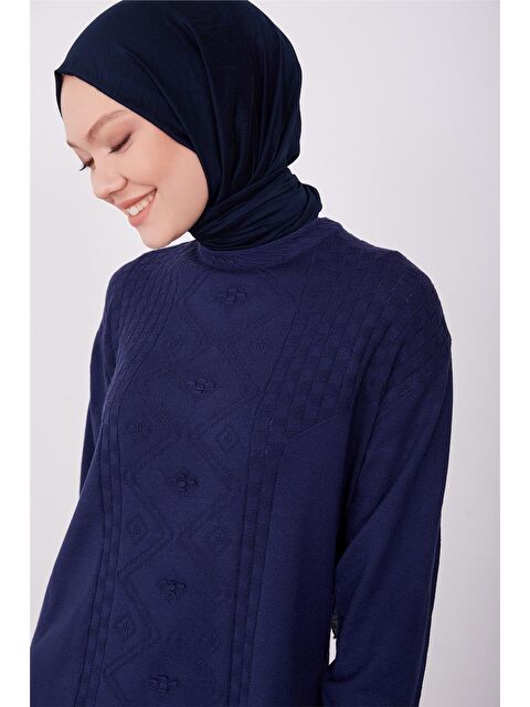 ARMİNE Kazak 23Kd9007 Lacivert - S000489181-21164