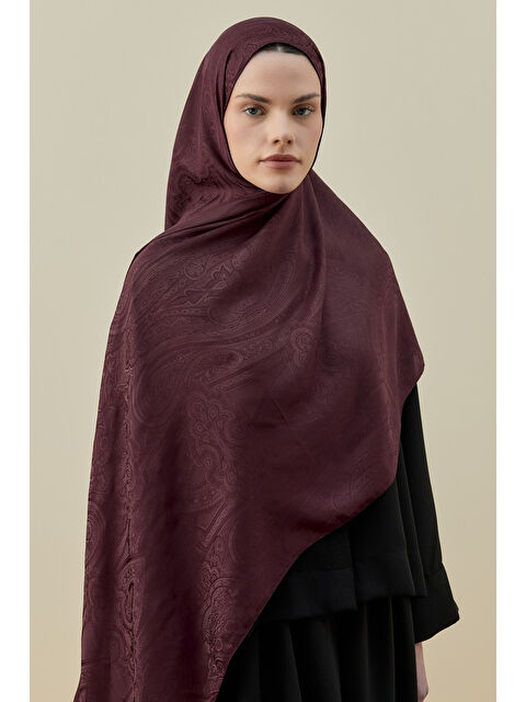 Remsa İconic kadın Şal 2605 Açık Bordo
