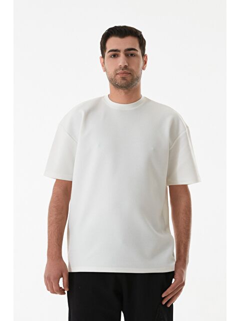 Fullamoda Basic Bisiklet Yaka Tişört - S000380574-19965