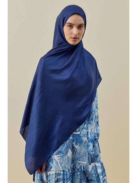 Remsa İconic kadın Şal 2605 Lacivert