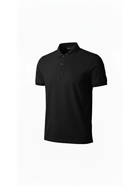 Jane's Erkek Pike Kumaş Düğmeli Yaka Regular Fit Günlük Kısa Kol Tişört