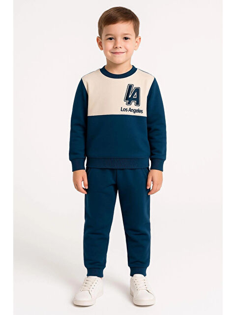 Myhanne LA Nakışlı Erkek Çocuk Takım 20409 - S000458526-20019