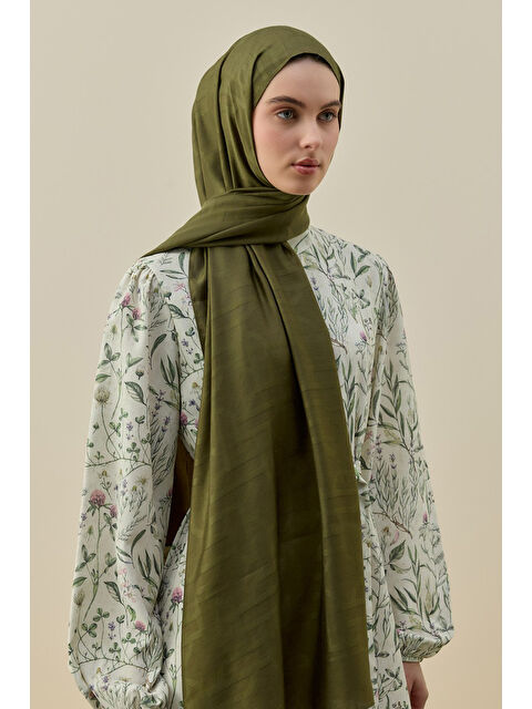Remsa Oriantel Elegance kadın Şal 2602 Haki