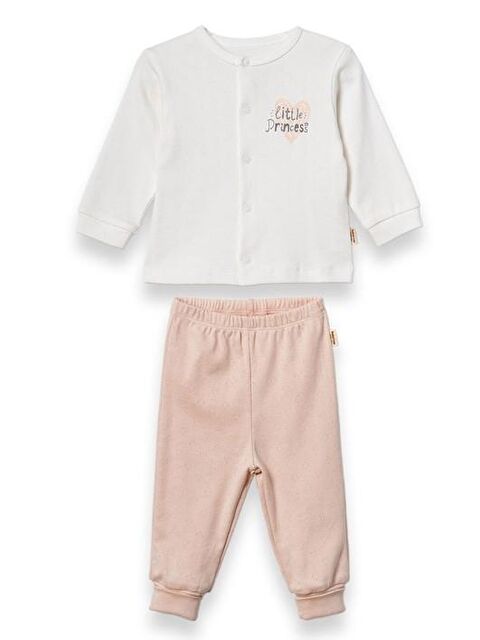 BabyCosy Organic  Bebek Alt Üst Takım %100 Organik Pamuk , Bebek - Yenidoğan-CSYR4547