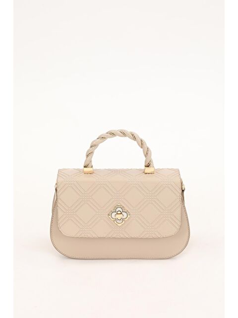 LEVİDOR Vizon Rugan Kadın Omuz Çantası 930180 - S000469219-19966