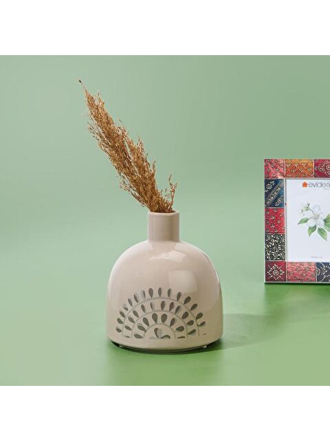 Evidea Deco Butas Vazo - Bej - 18x20 cm - S000366814-19928