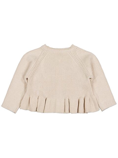 Civil Baby Fiyonklu 6-18 Ay Hırka - Bej 6-9 Ay - S000484505-25636