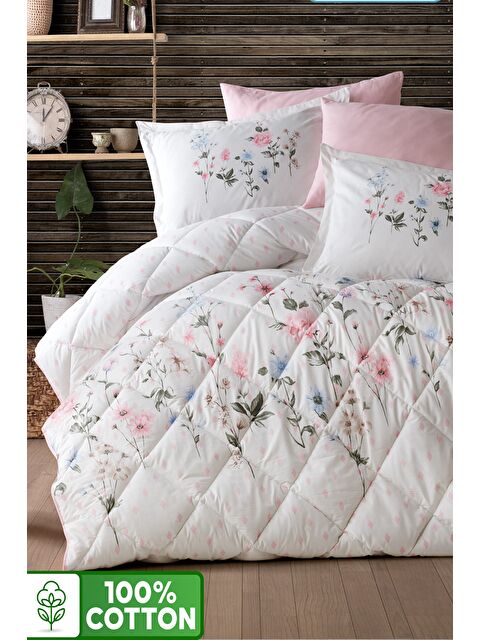 Clasy Ranforce %100 Pamuk Battal Boy Uyku Seti 260x240 Cm Palitra - S000473253-7152