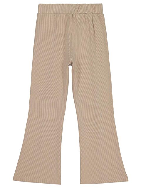 Civil Girls Paça Yırtmaçlı 10-13 Yaş Tayt - Bej 11-12 Yaş - S000466653-19928