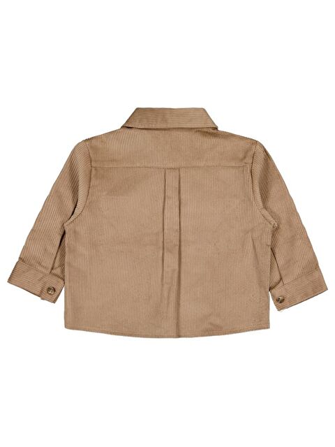 Civil Boys Çift Cepli Kadife 2-5 Yaş Gömlek - Bej 4-5 Yaş - S000484473-26429