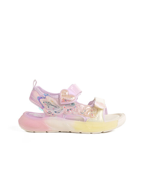 Pepino Lila Cırtlı Anatomik Hafif Kız Çocuk Sandalet 1946 F - S000381452-17878