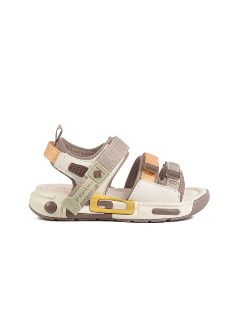 Pepino Krem Cırtlı Hafif Anatomik Erkek Çocuk Sandalet 1947 P - S000381454-06