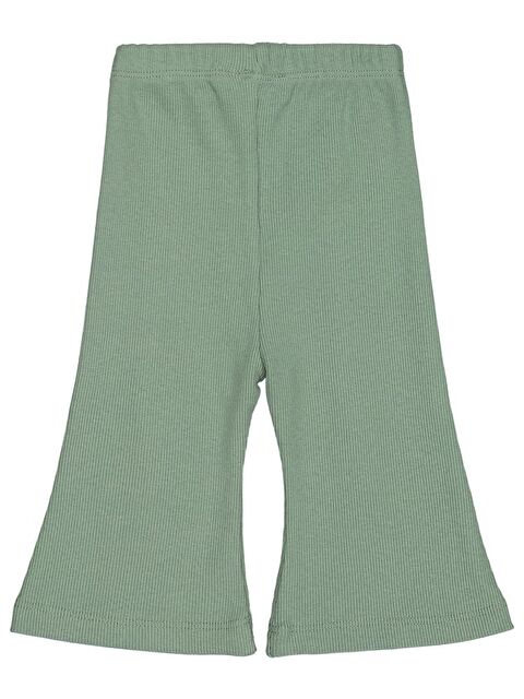 Civil Baby Paça Detaylı 6-18 Ay Tayt - Yeşil 9-12 Ay - S000484474-14939