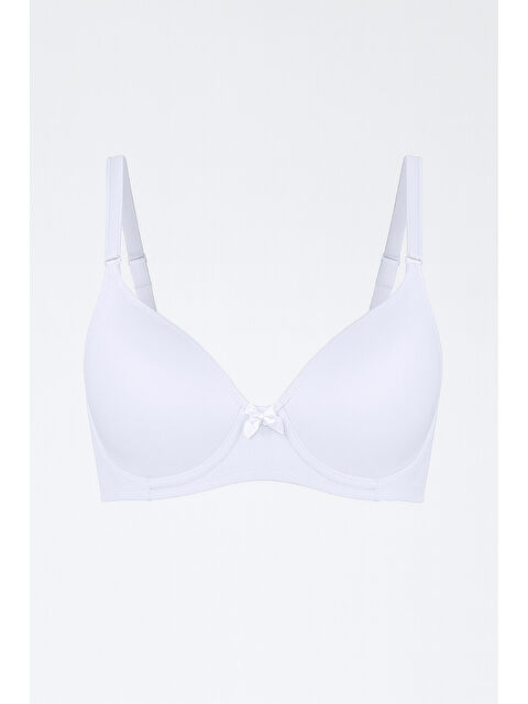 NBB Beyaz Stn Kaplı Tek Sütyen - S000447710-20063