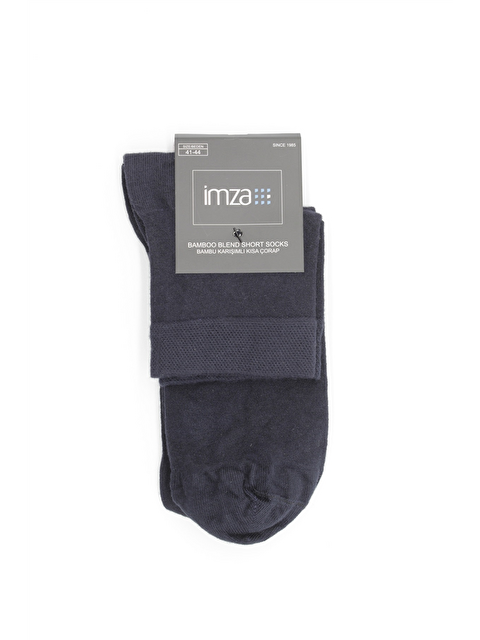 İMZA Lacivert Düz Bambu Kısa Konç Çorap 1060255155 - S000527008-21164