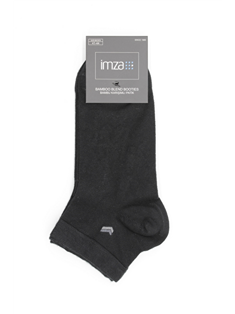 İMZA Siyah Desenli  Bambu Patik Çorap 1060255252 - S000527010-19351
