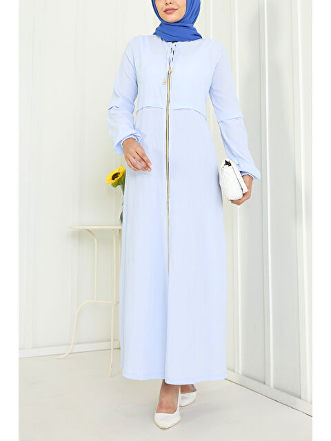 Tofisa Fermuarlı Kap Bebe Mavi - 27072 - S000390021-3642