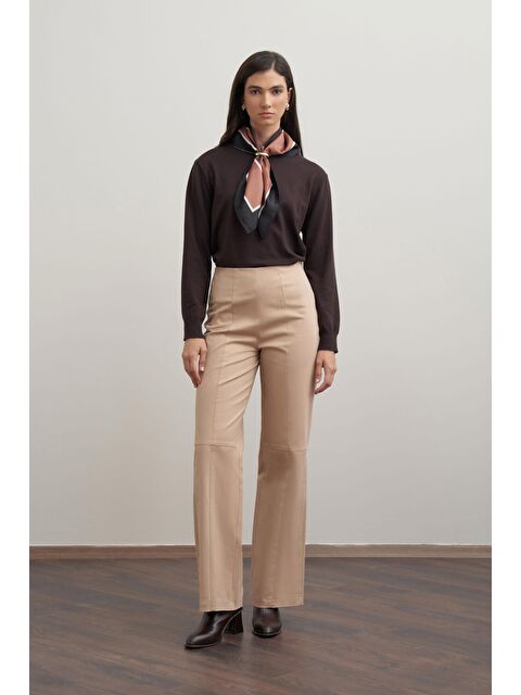 ALLDAY Bej-Parçalı Gabardin Pantolon - S000501612-19928