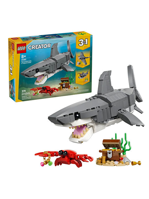 Lego Creator Acımasız Köpek Balığı ile Hazine Sandığı 31381