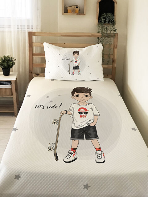 Evmila Kaykaycı Genç Desenli Pike - S000439851-23173