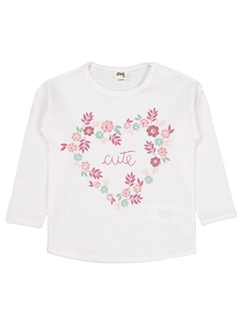 Civil Baby Cute Çiçek Baskılı 6-18 Ay Sweatshirt - S000469225-19965