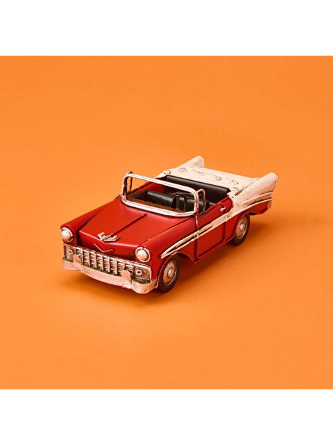 MNK Home Dekoratif Metal Araba - Kırmızı - 17 cm - S000399014-20045