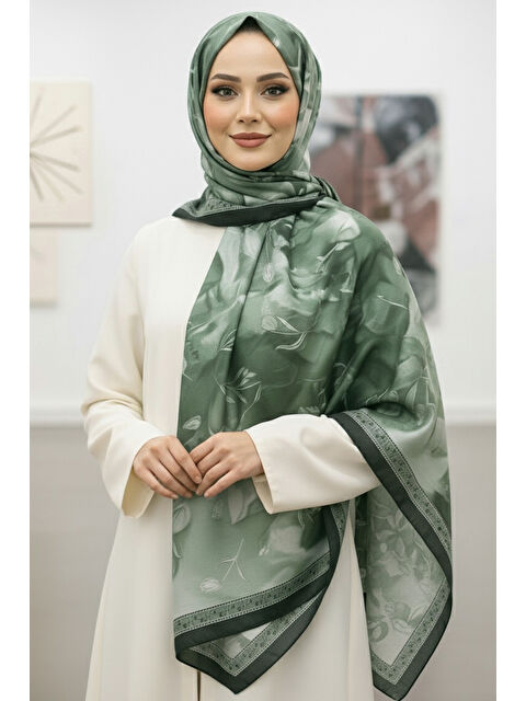 Tofisa Soft Mist Serisi Pamuk Şal Yesil - 27985-YESIL - S000467729-18194