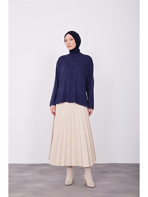 ARMİNE Kazak 23Kd9003 Lacivert - S000489175-21164