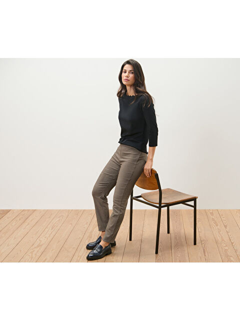 Tchibo Kadın Streç Pantolon, Jakar, Kazayağı - S000486271-19413