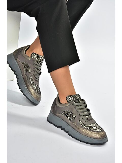 Fox Shoes Gri Kadın Spor V820720309 - S000464317-20600