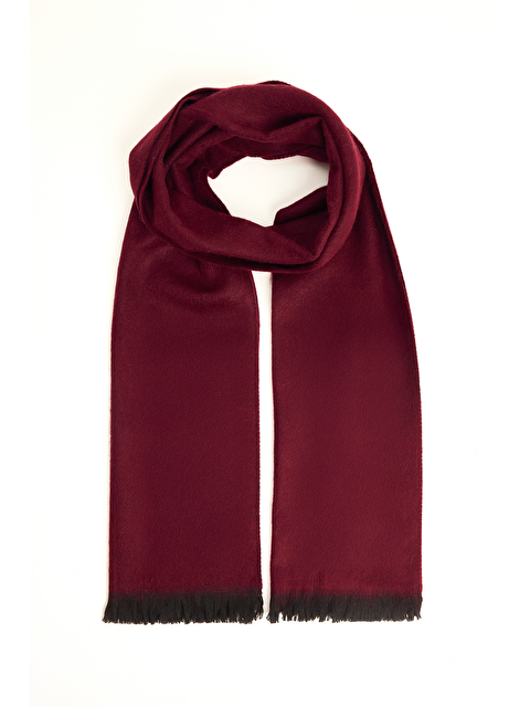 TUDORS Kışlık Erkek Bordo Atkı