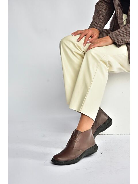 Fox Shoes Kahverengi Kadın Bot V398553603 - S000442104-19413