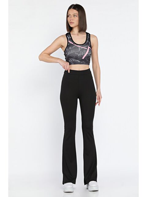 Gülseli Kadın Yüksek Bel Fitilli İspanyol Paça Tayt - S000365046-19351