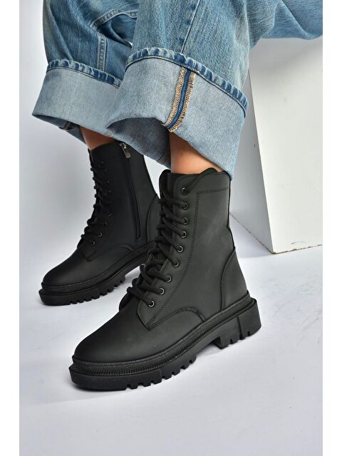 Fox Shoes Siyah Kadın Bot V973192401 - S000442105-19351