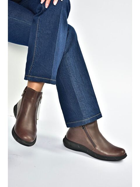Fox Shoes Kahverengi Kadın Bot V398577603 - S000442106-19413