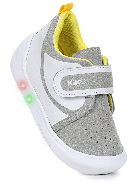 Kiko Kids Kugan Cırtlı Işıklı Erkek Bebek Yürüyüş Spor Ayakkabı - S000436911-37286