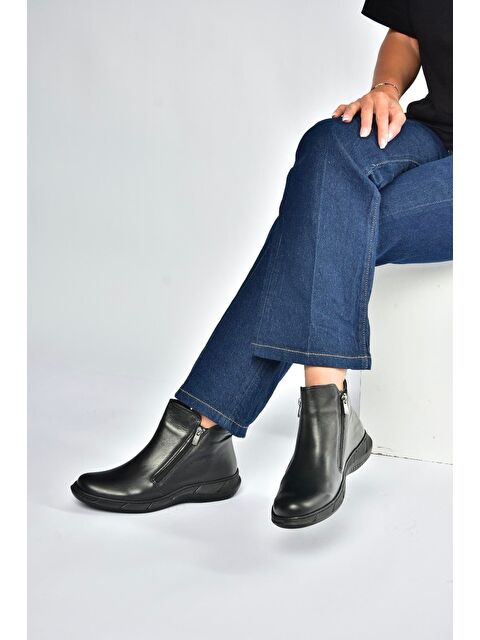 Fox Shoes Siyah Kadın Bot V398577603 - S000442106-19351